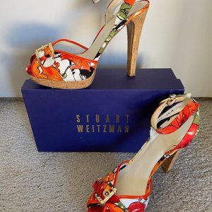 Stuart Weitzman High Heel Sandal (Size 8.5)